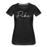 Pike County Cursive Women's T-Shirt - charcoal gray