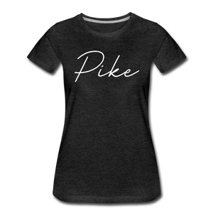 Pike County Cursive Women's T-Shirt - charcoal gray