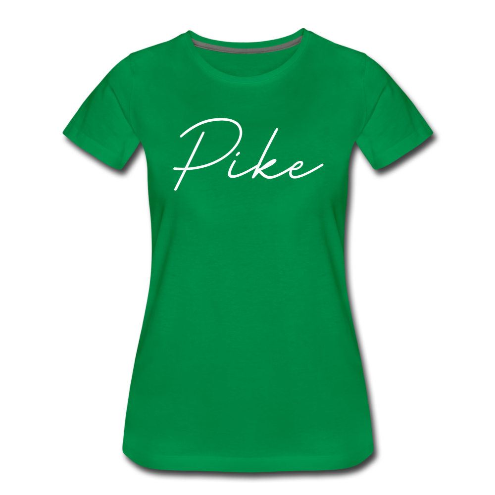 Pike County Cursive Women's T-Shirt - kelly green