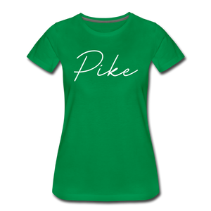 Pike County Cursive Women's T-Shirt - kelly green