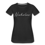 Nicholas County Cursive Women's T-Shirt - black