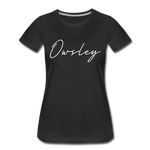 Owsley County Cursive Women's T-Shirt - black