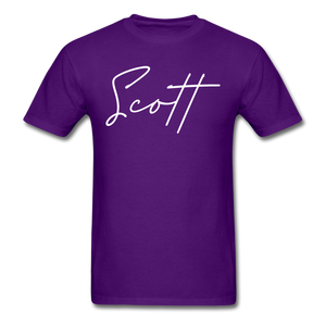 Scott County Cursive T-Shirt - purple