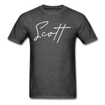 Scott County Cursive T-Shirt - heather black