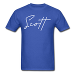 Scott County Cursive T-Shirt - royal blue