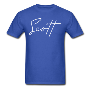 Scott County Cursive T-Shirt - royal blue