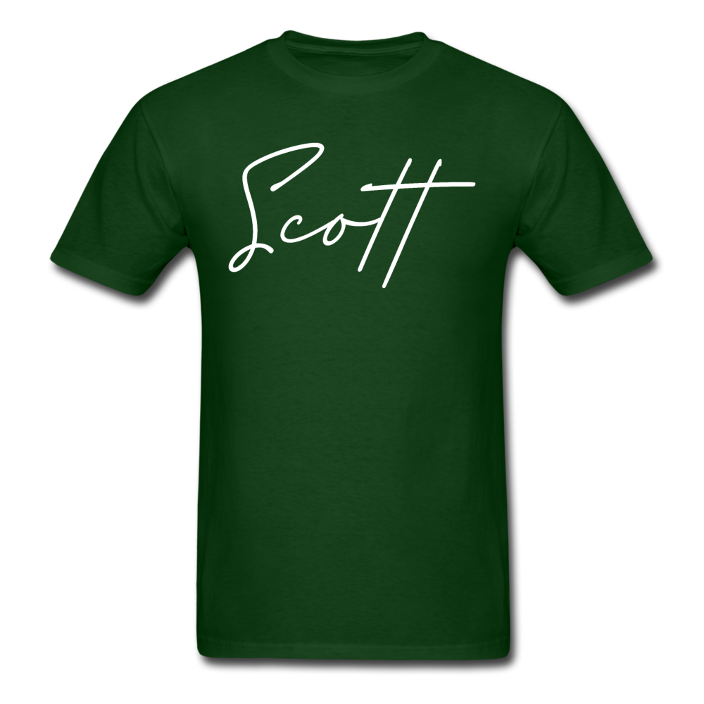 Scott County Cursive T-Shirt - forest green