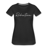 Robertson County Cursive Women's T-Shirt - black