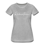 Robertson County Cursive Women's T-Shirt - heather gray