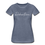 Robertson County Cursive Women's T-Shirt - heather blue