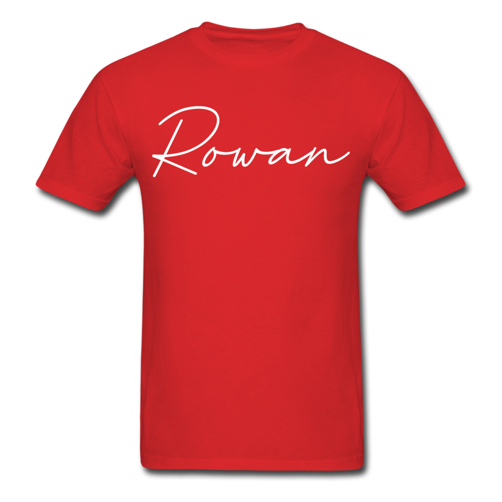 Rowan County Cursive T-Shirt - red