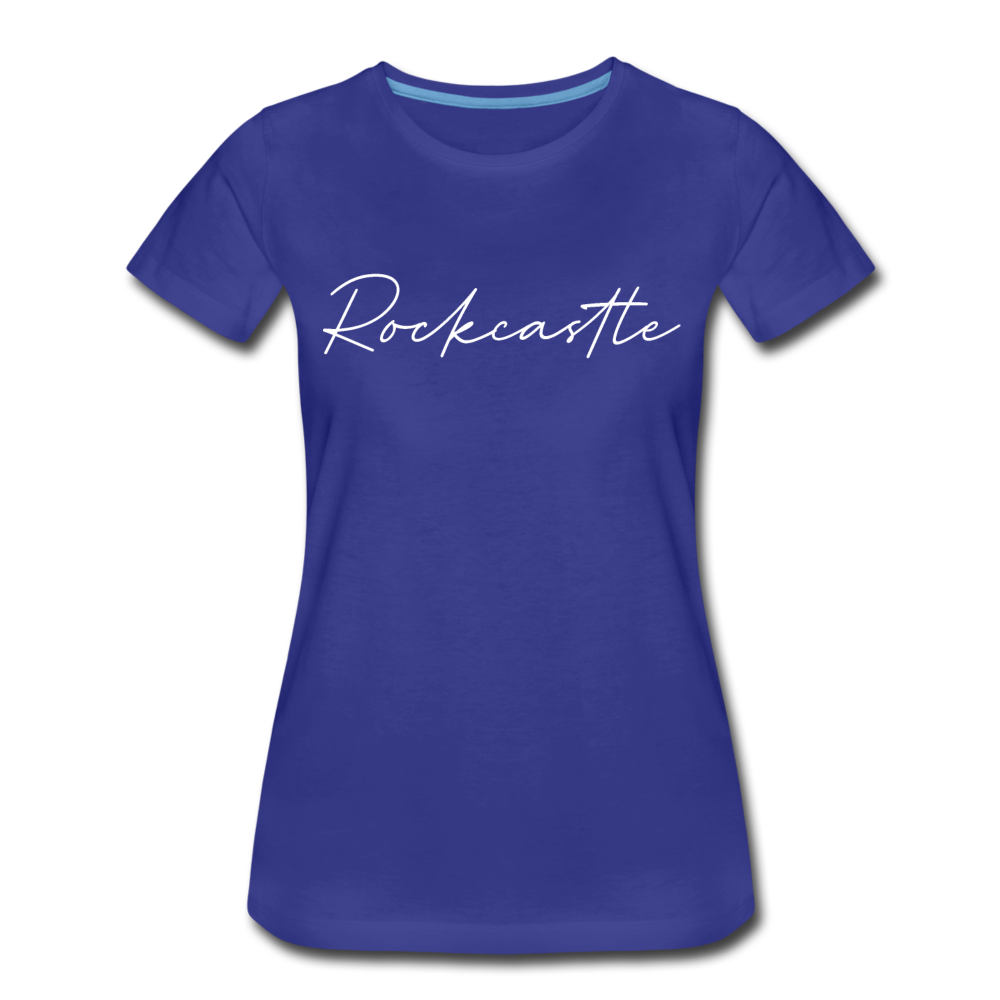 Rockcastle County Cursive Women's T-Shirt - royal blue