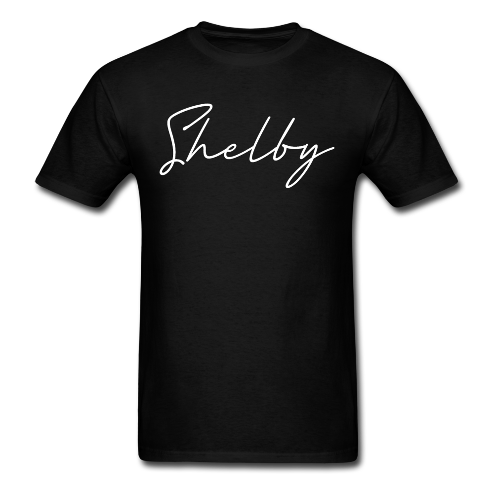 Shelby County Cursive T-Shirt - black