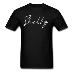 Shelby County Cursive T-Shirt - black