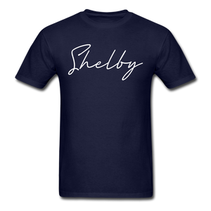 Shelby County Cursive T-Shirt - navy