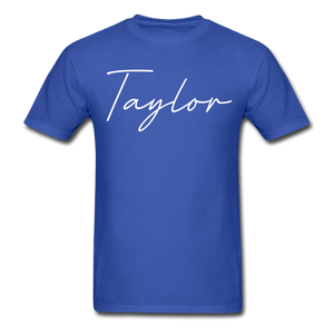 Taylor County Cursive T-Shirt - royal blue