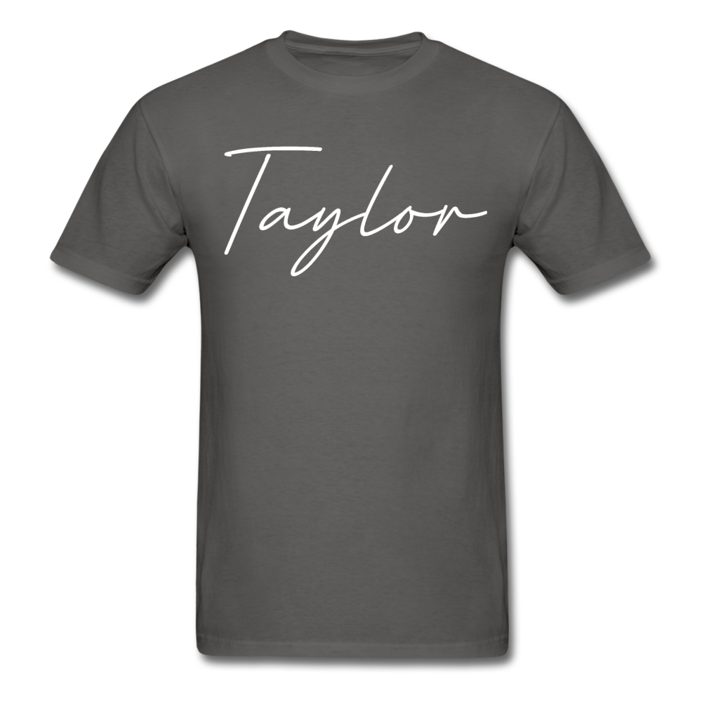 Taylor County Cursive T-Shirt - charcoal