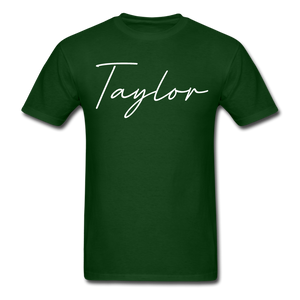 Taylor County Cursive T-Shirt - forest green
