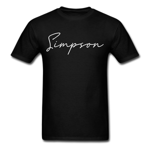 Simpson County Cursive T-Shirt - black