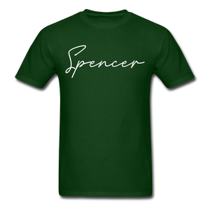 Spencer County Cursive T-Shirt - forest green