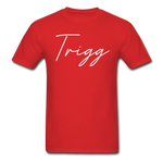 Trigg County Cursive T-Shirt - red
