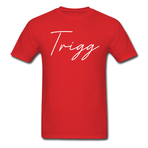 Trigg County Cursive T-Shirt - red