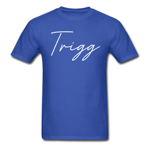 Trigg County Cursive T-Shirt - royal blue