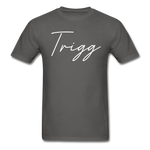 Trigg County Cursive T-Shirt - charcoal