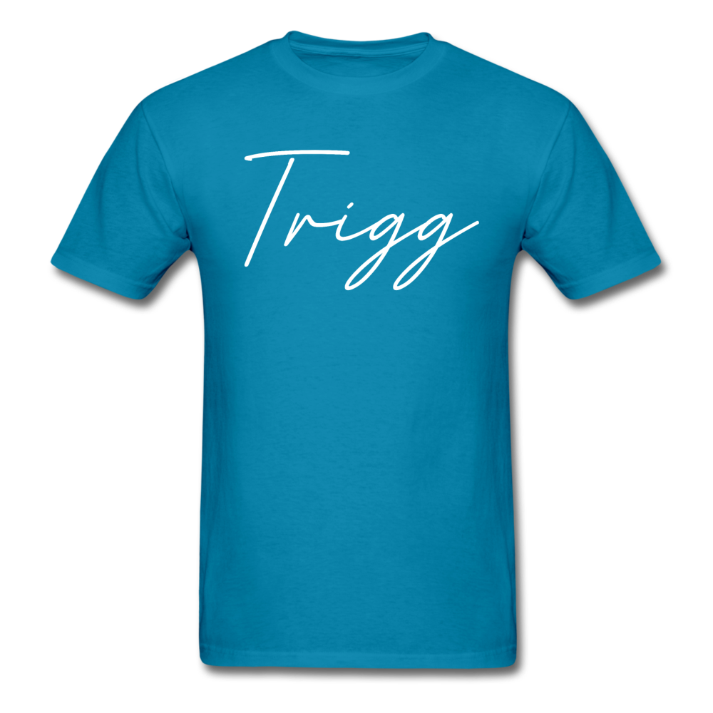 Trigg County Cursive T-Shirt - turquoise