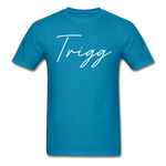 Trigg County Cursive T-Shirt - turquoise
