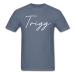 Trigg County Cursive T-Shirt - denim