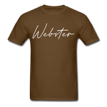 Webster County Cursive T-Shirt - brown