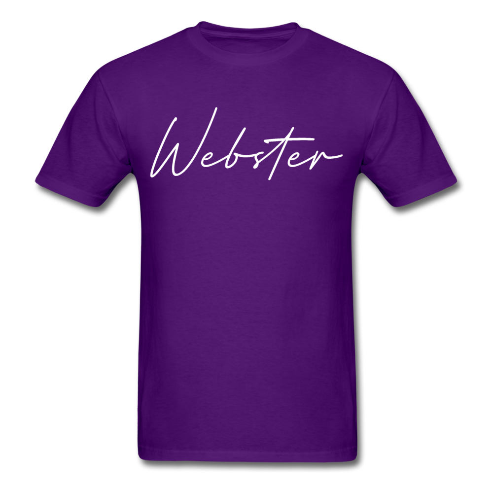 Webster County Cursive T-Shirt - purple