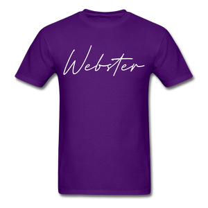 Webster County Cursive T-Shirt - purple