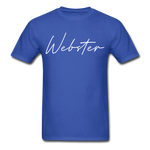 Webster County Cursive T-Shirt - royal blue