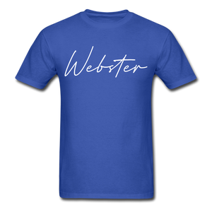 Webster County Cursive T-Shirt - royal blue