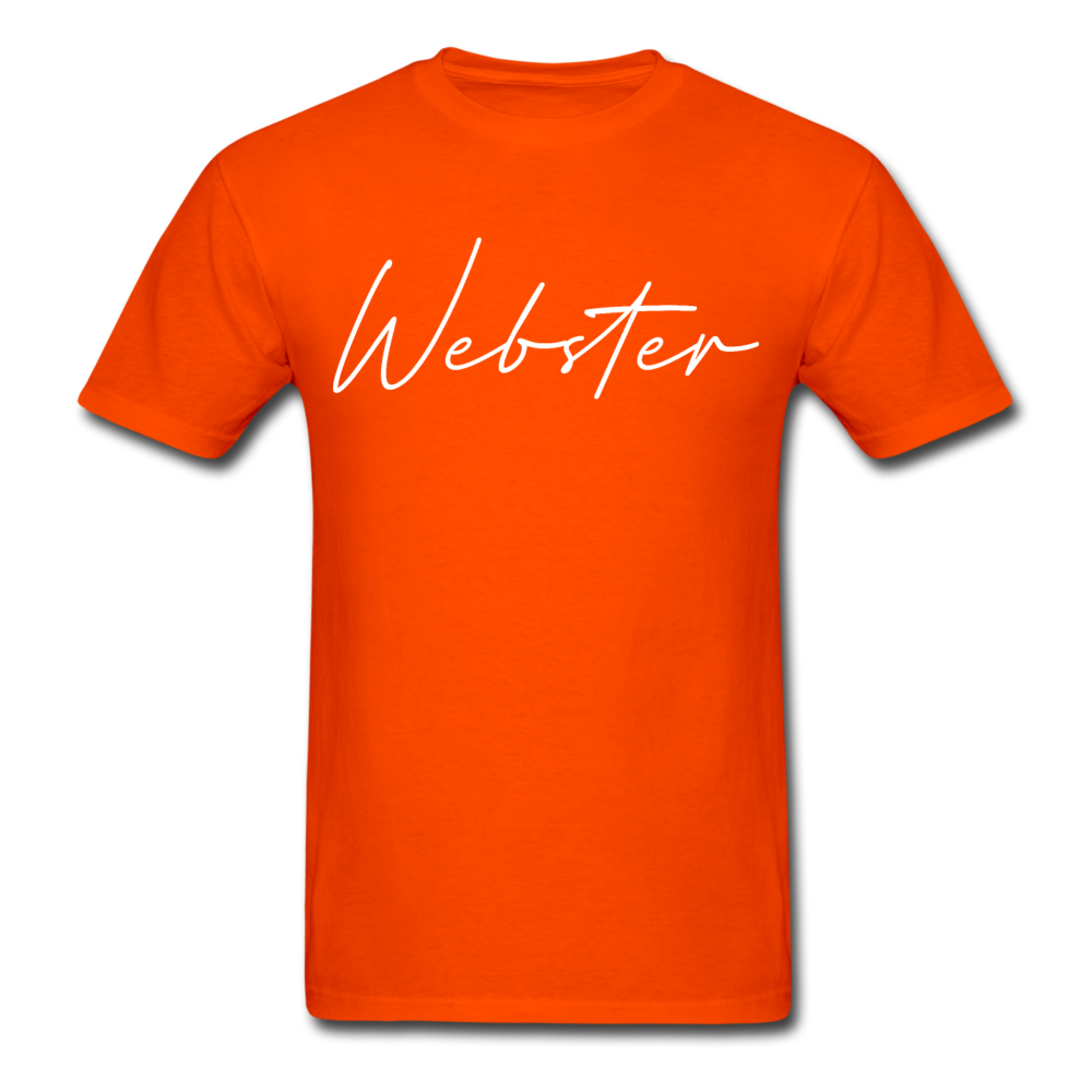 Webster County Cursive T-Shirt - orange