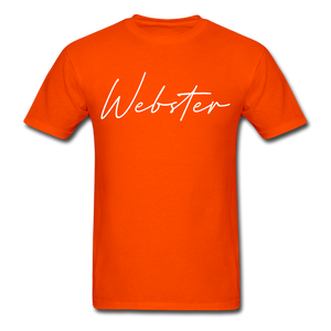 Webster County Cursive T-Shirt - orange