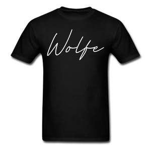 Wolfe County Cursive T-Shirt - black