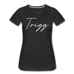 Trigg County Cursive Women's T-Shirt - black