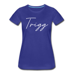 Trigg County Cursive Women's T-Shirt - royal blue