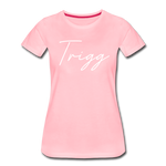 Trigg County Cursive Women's T-Shirt - pink