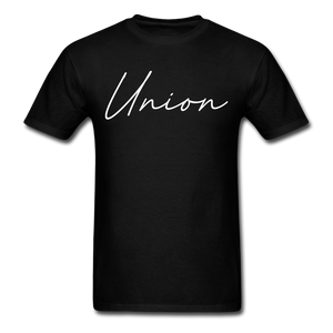 Union County Cursive T-Shirt - black