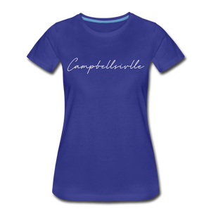 Campbellsville Cursive Women's T-Shirt - royal blue