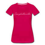 Campbellsville Cursive Women's T-Shirt - dark pink