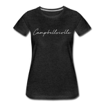 Campbellsville Cursive Women's T-Shirt - charcoal gray
