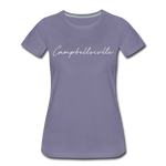 Campbellsville Cursive Women's T-Shirt - washed violet
