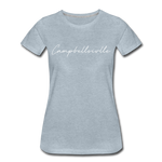 Campbellsville Cursive Women's T-Shirt - heather ice blue