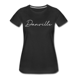 Danville Cursive Women's T-Shirt - black