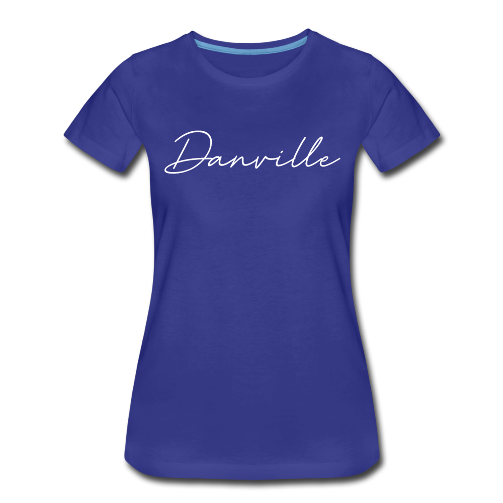 Danville Cursive Women's T-Shirt - royal blue